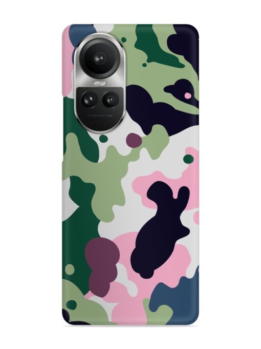 Seamless Funky Camouflage Snap Case for Oppo Reno 10 Pro (5G) Zapvi