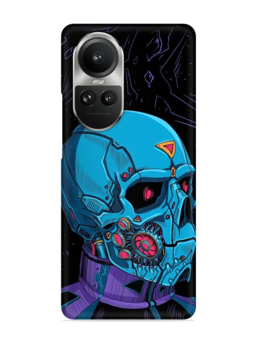 Skull Robo Vector Snap Case for Oppo Reno 10 Pro (5G) Zapvi