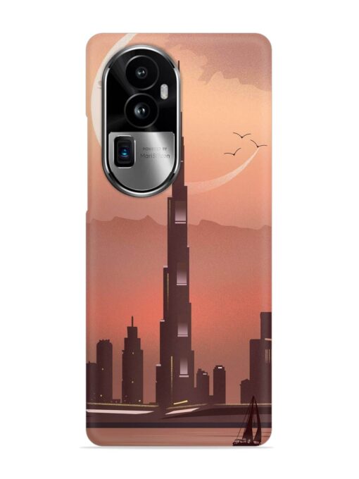 Landmark Burj Khalifa Snap Case for Oppo Reno 10 Pro Plus (5G) Zapvi