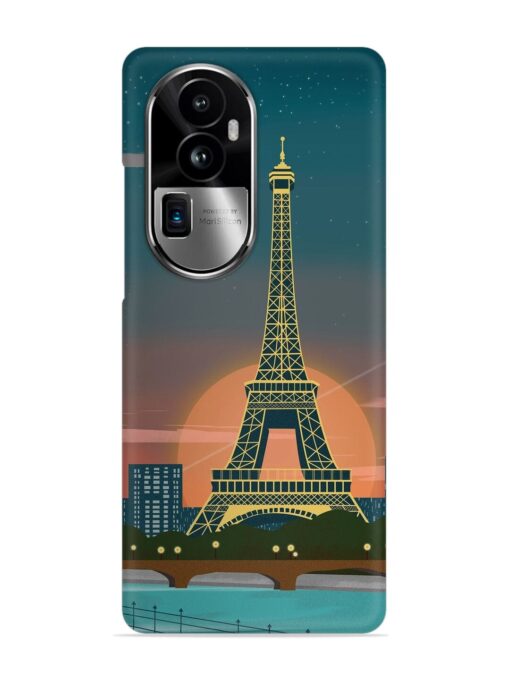 Scenery Architecture France Paris Snap Case for Oppo Reno 10 Pro Plus (5G) Zapvi