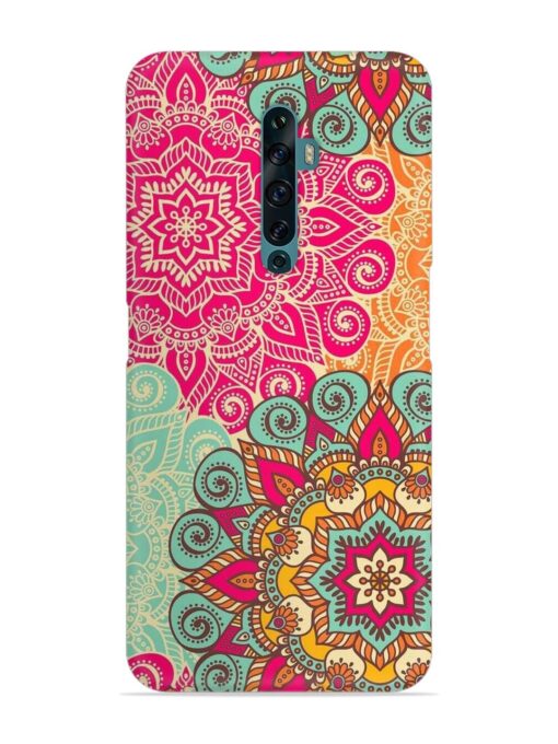 Mandala Seamless Snap Case for Oppo Reno 2F Zapvi