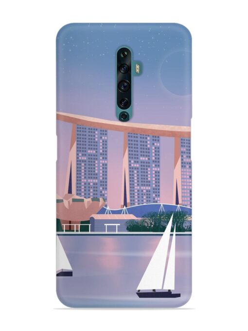 Singapore Scenery Architecture Snap Case for Oppo Reno 2F Zapvi