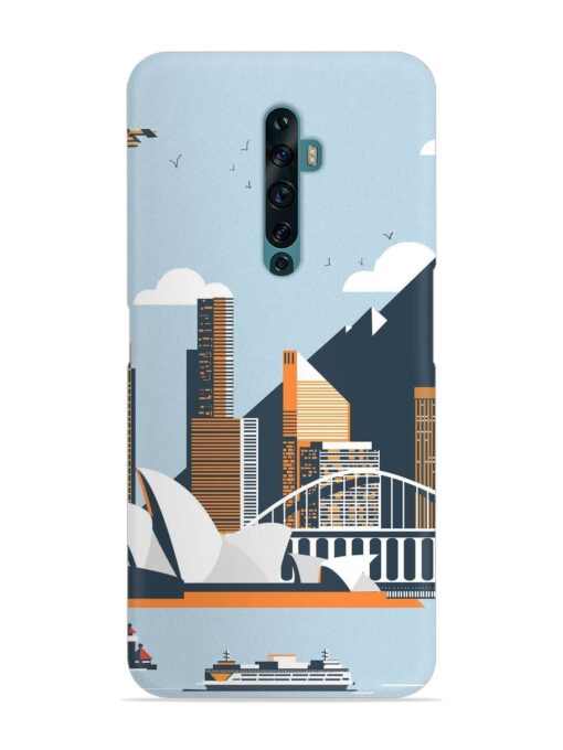 Sydney Opera Landscape Snap Case for Oppo Reno 2F Zapvi