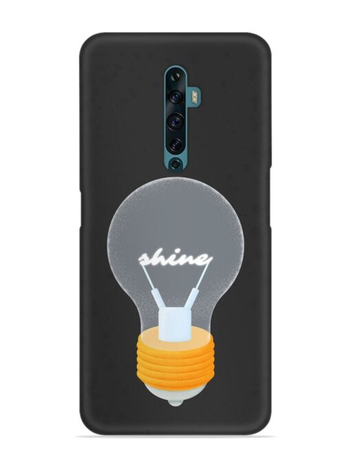 Bulb Background Snap Case for Oppo Reno 2F Zapvi