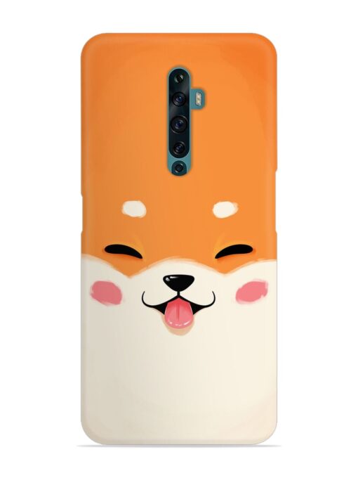 Happy Cat Art Snap Case for Oppo Reno 2F Zapvi