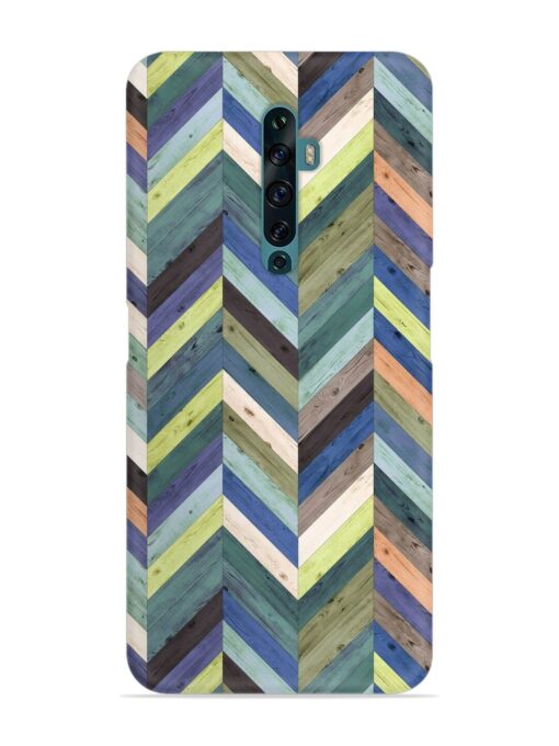 Chevron Random Color Snap Case for Oppo Reno 2F Zapvi