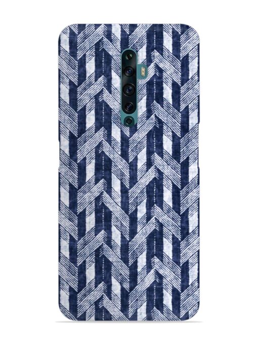 Abstract Herringbone Motif Snap Case for Oppo Reno 2F Zapvi