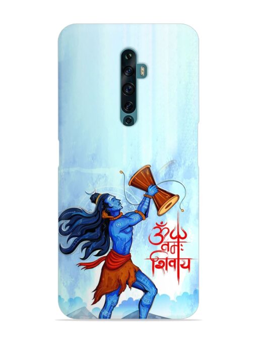 Illustration Lord Shiva Snap Case for Oppo Reno 2F Zapvi