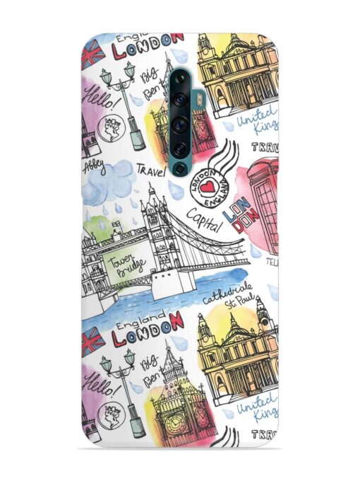 Vector London Landmark Snap Case for Oppo Reno 2F Zapvi