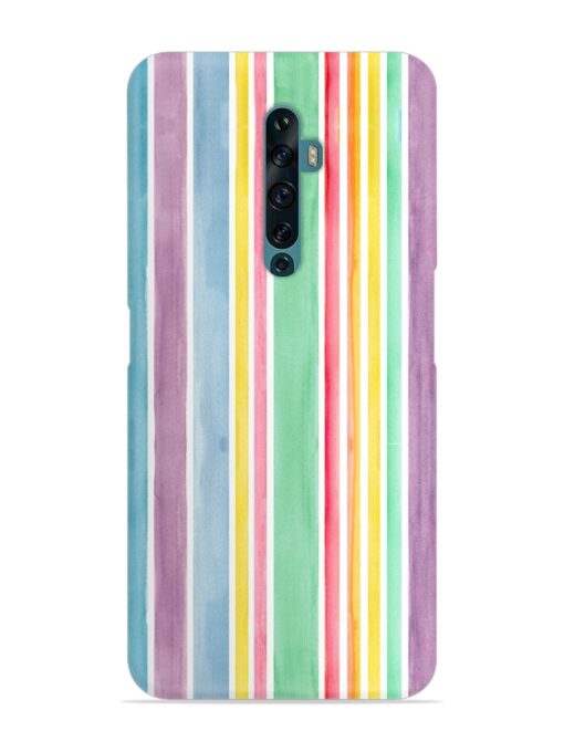 Hand Drawn Watercolor Snap Case for Oppo Reno 2F Zapvi