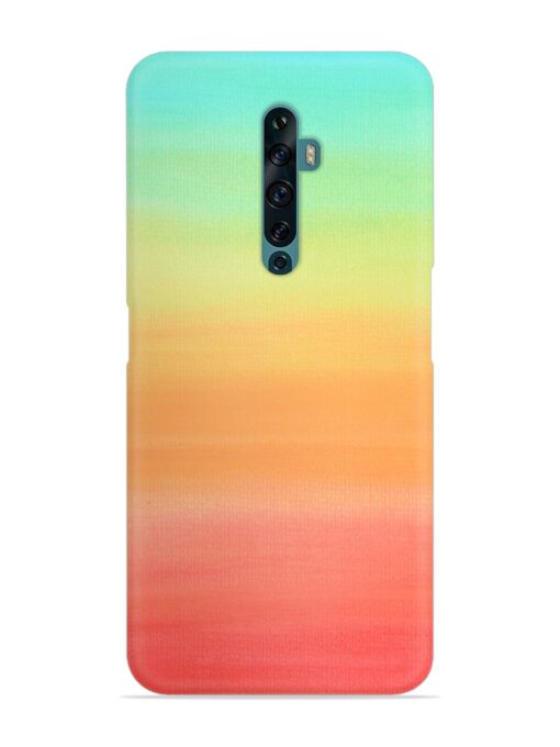 Background Sky Watercolor Snap Case for Oppo Reno 2F Zapvi