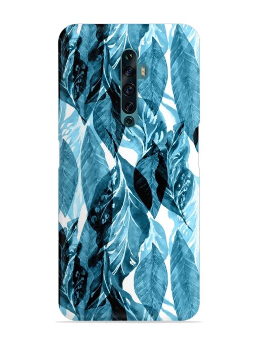 Leaves Pattern Jungle Snap Case for Oppo Reno 2F Zapvi