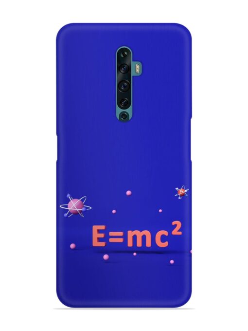 Formula Relativity Equation Snap Case for Oppo Reno 2F Zapvi