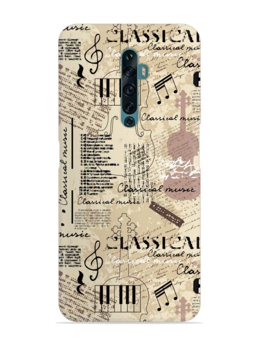 Classical Music Lpattern Snap Case for Oppo Reno 2F Zapvi