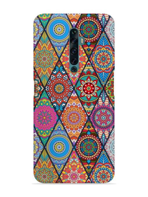 Seamless Tile Pattern Snap Case for Oppo Reno 2F Zapvi