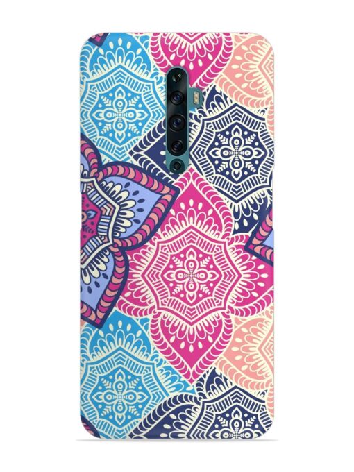 Ethnic Floral Seamless Snap Case for Oppo Reno 2F Zapvi