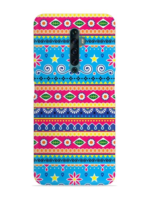 Indian Seamless Snap Case for Oppo Reno 2F Zapvi