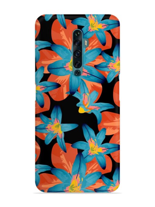 Philippine Flowers Seamless Snap Case for Oppo Reno 2F Zapvi