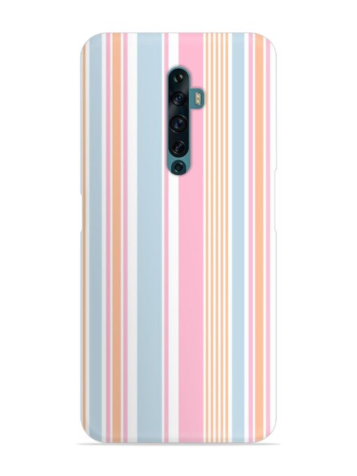 Stripe Seamless Pattern Snap Case for Oppo Reno 2F Zapvi