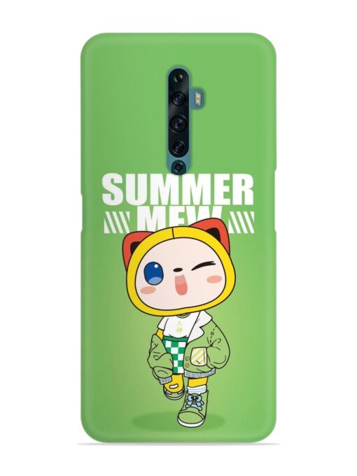 Summer Mew Snap Case for Oppo Reno 2F Zapvi