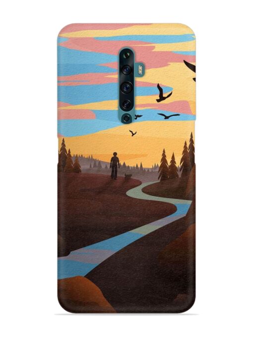 Natural Landscape Art Snap Case for Oppo Reno 2F Zapvi