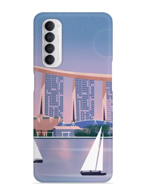 Singapore Scenery Architecture Snap Case for Oppo Reno 4 Pro Zapvi