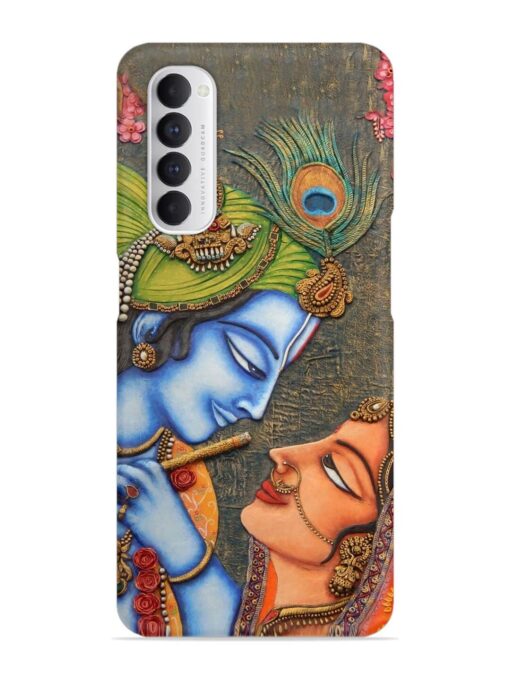 Lord Radha Krishna Flute Art Snap Case for Oppo Reno 4 Pro Zapvi