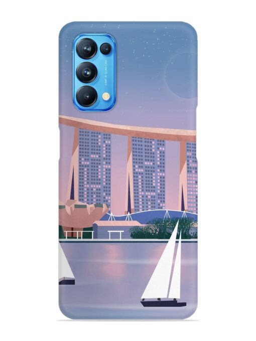 Singapore Scenery Architecture Snap Case for Oppo Reno 5 Zapvi