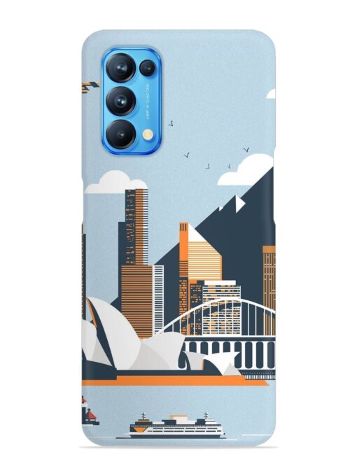 Sydney Opera Landscape Snap Case for Oppo Reno 5 Zapvi