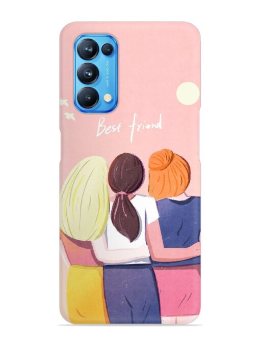 Friendship Day Snap Case for Oppo Reno 5 Zapvi