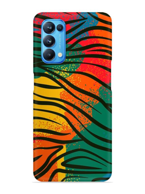 Bright Colorful Snap Case for Oppo Reno 5 Zapvi