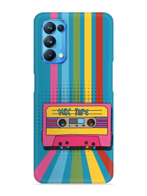 Mix Tape Vactor Snap Case for Oppo Reno 5 Zapvi