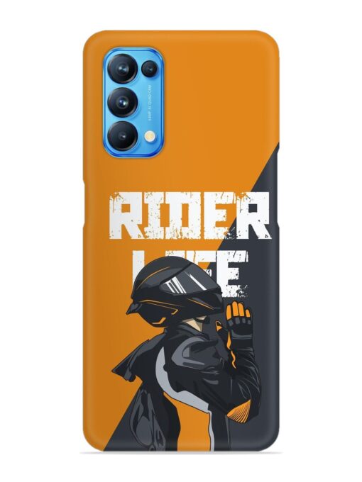 Rider Life Snap Case for Oppo Reno 5 Zapvi