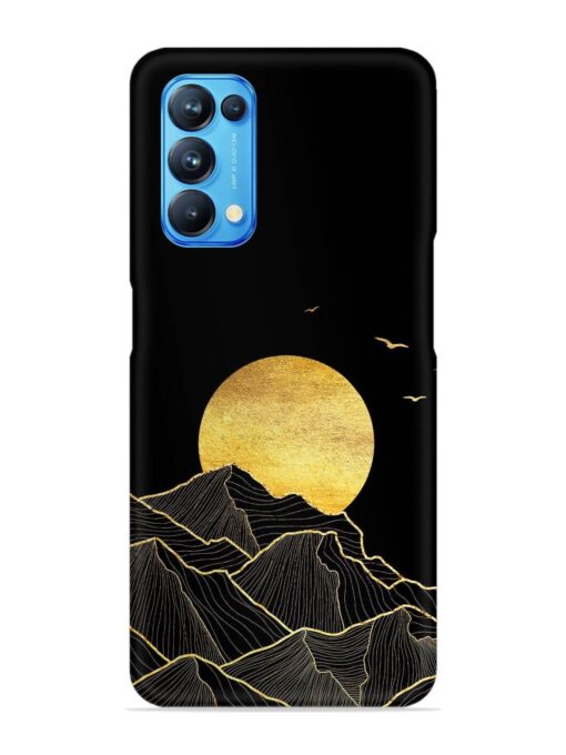 Golden Sunrise Snap Case for Oppo Reno 5 Zapvi