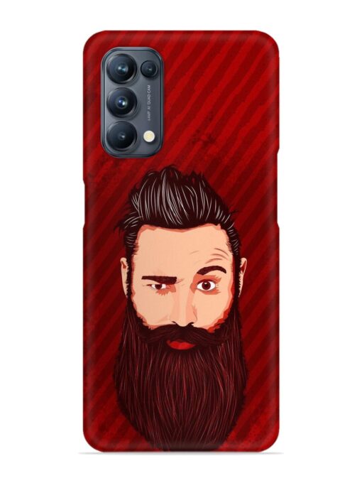 Beardo Man Snap Case for Oppo Reno 5 Pro (5G) Zapvi