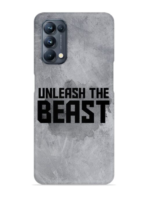 Unleash The Beast Snap Case for Oppo Reno 5 Pro (5G) Zapvi