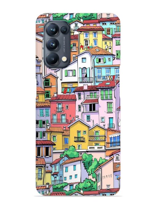 Europe Old Town Snap Case for Oppo Reno 5 Pro (5G) Zapvi