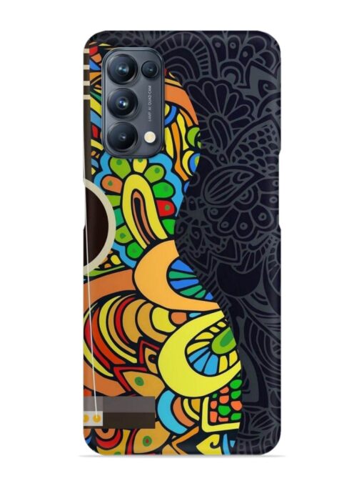 Guitar Vector Art Snap Case for Oppo Reno 5 Pro (5G) Zapvi