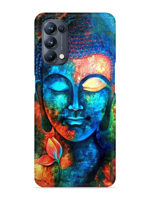 Buddha Painting Snap Case for Oppo Reno 5 Pro (5G) Zapvi