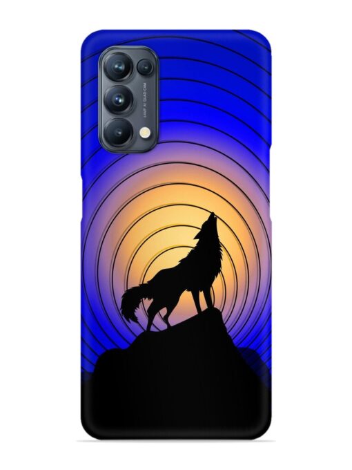 Fox Roaring Design Snap Case for Oppo Reno 5 Pro (5G) Zapvi