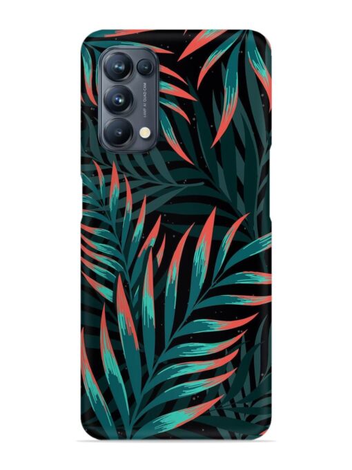 Green Leaf Art Snap Case for Oppo Reno 5 Pro (5G) Zapvi