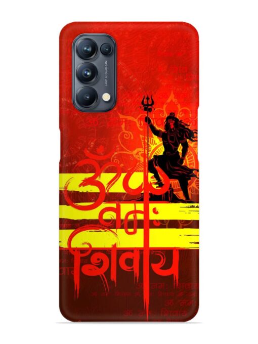 Illustration Lord Shiva Snap Case for Oppo Reno 5 Pro (5G) Zapvi