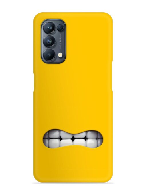 Mouth Character On Snap Case for Oppo Reno 5 Pro (5G) Zapvi