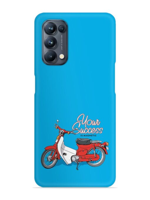 Motorcycles Image Vector Snap Case for Oppo Reno 5 Pro (5G) Zapvi