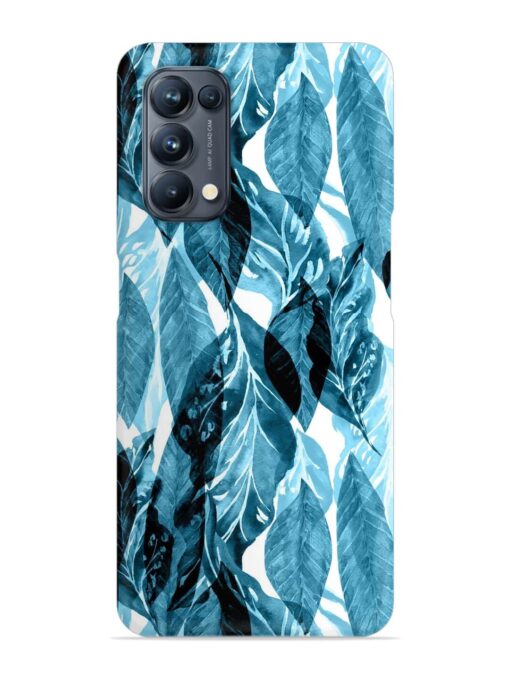 Leaves Pattern Jungle Snap Case for Oppo Reno 5 Pro (5G) Zapvi