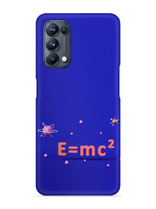 Formula Relativity Equation Snap Case for Oppo Reno 5 Pro (5G) Zapvi