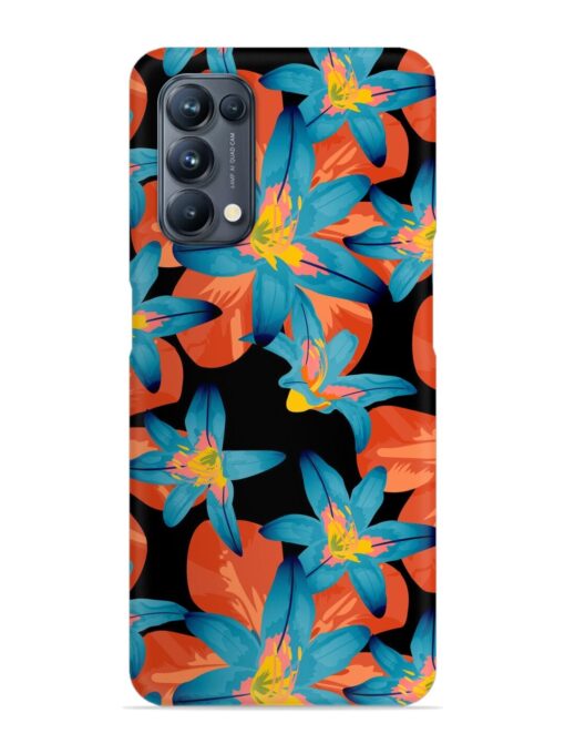 Philippine Flowers Seamless Snap Case for Oppo Reno 5 Pro (5G) Zapvi