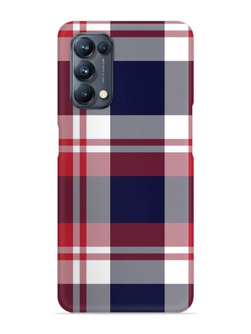 Classic Plaid Tartan Snap Case for Oppo Reno 5 Pro (5G) Zapvi