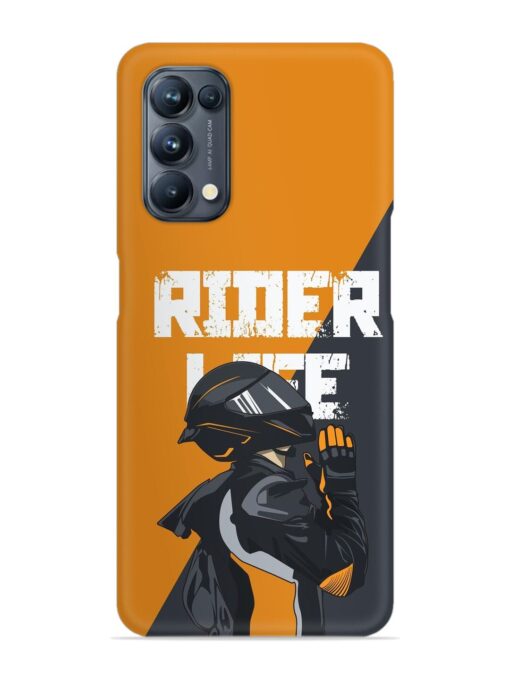 Rider Life Snap Case for Oppo Reno 5 Pro (5G) Zapvi