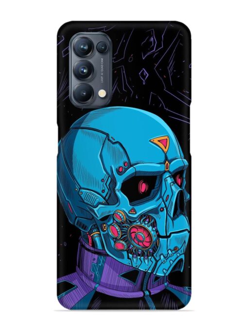 Skull Robo Vector Snap Case for Oppo Reno 5 Pro (5G) Zapvi